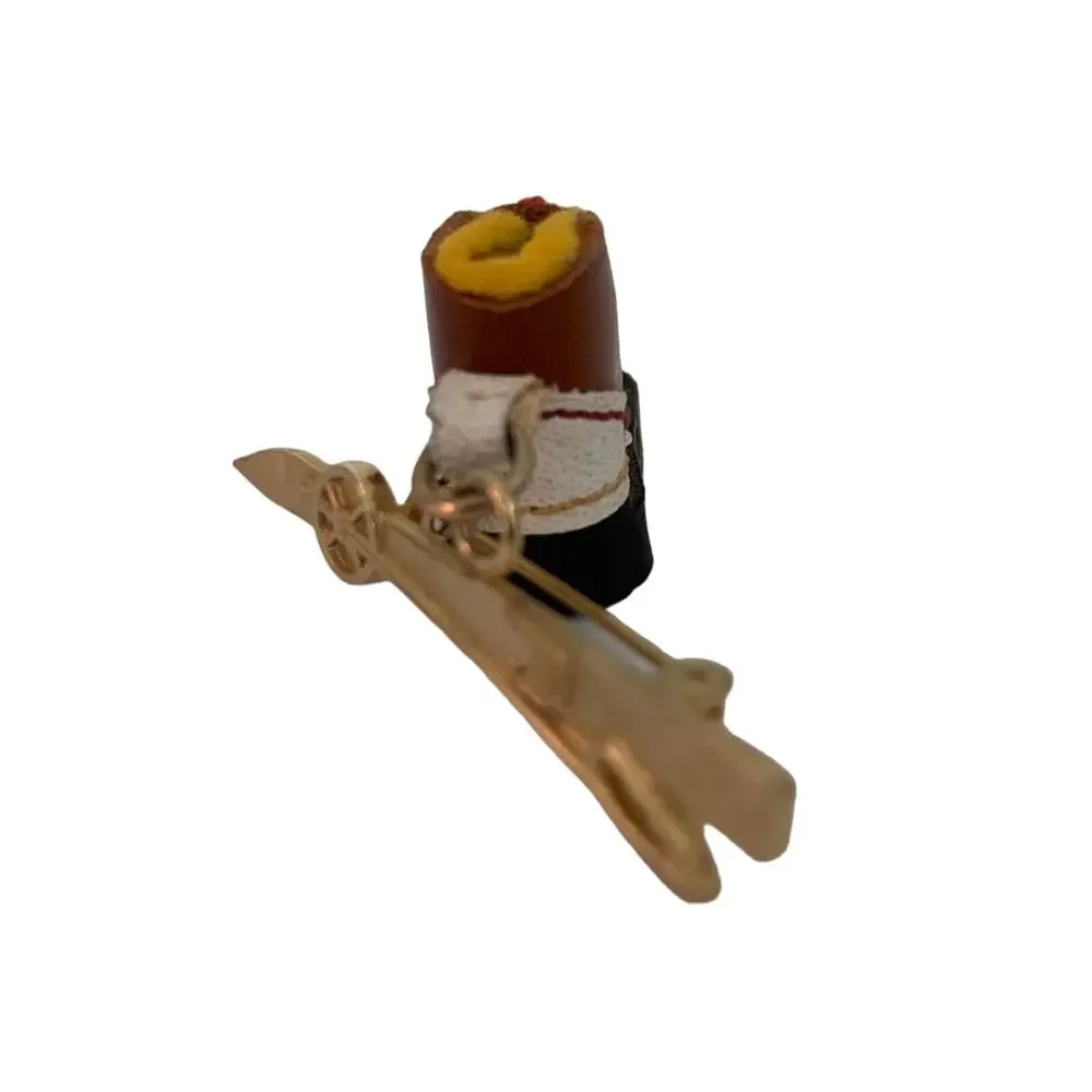 Vintage Ski Boot Bar Pin